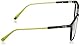 Fila Quadratisch Cellulose acetate Brillen in Shiny Dark Green für Jungen, Brille mit Sehstärke, optional mit Sonnenbrillen tönung oder Blaulichtfilter (Modell VFI487L)