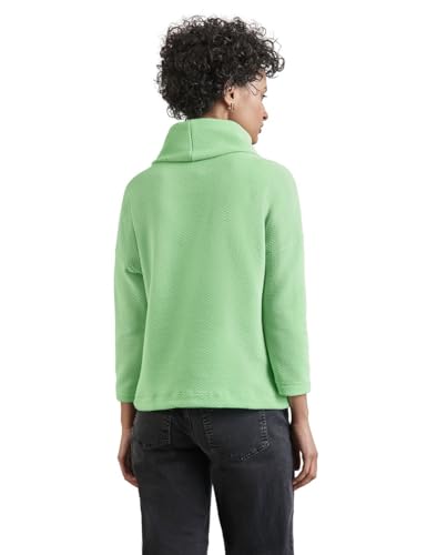 T-shirt texturé bicolore col large Street One maille fluide de qualité - 2