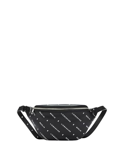 Bolso de la correa LIEBESKIND Berlin bolso bandolera beltbag black negro de piel