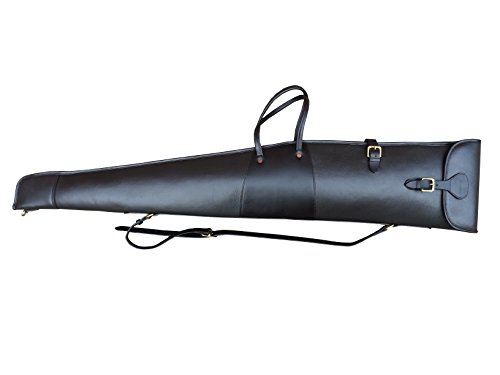 Portée A en Cuir Pistolet Fusil Doublure en Laine la Havane en Cuir antidérapant par John Shooter Angleterre Cover