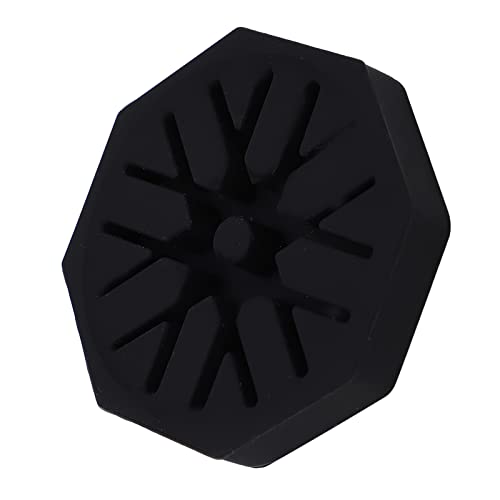 Qukaim Soporte de pantalla de disco para molinillo de café, herramienta de limpieza de silicona con cubierta de aluminio para 900N HC600, soporte de pantalla de disco, flexible y lavable, diseño