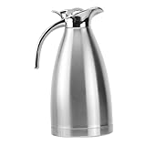 UTHCLO Bollitore Termico Acciaio Inossidabile Doppia Parete Isolante Bottiglia Sottovuoto per Caffè Tè e Bevande Resistente Odori per Casa Ufficio Viaggi immagine