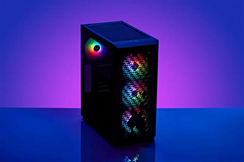 Corsair iCUE 220T RGB Airflow, Smart Case Gaming Mid-Tower ATX con Paratia in Vetro Temprato,Con finestra, iCUE 220T RGB,Nero