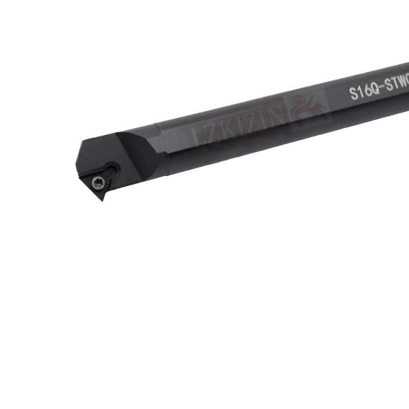 1pc CNC Cutter Tools S08K S10K S12M S14N S16Q STWCR09 STWCR11 Internal Turning Tool Lathe Boring Bar Tool Holder for TCMT Insert(S08K -STWCR09)