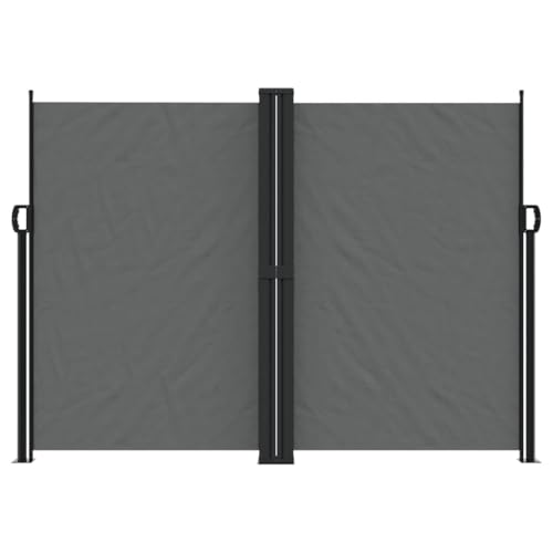 Store latéral extensible imperméable double face 180 x 1000 cm anthracite - 3
