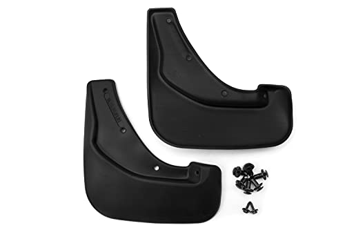 Image of FROSCH EXP.NLF.16.23.F13 Car Rubber Mudflaps Front Ford Kuga, 2013-suv. 2 pcs with Fastener & Mounting Screws, Black