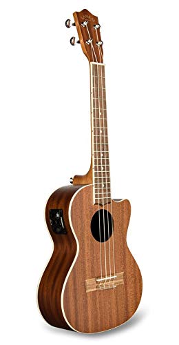 Lanikai MA-CET - Ukulele tenore Electro-Cutaway c/w in mogano