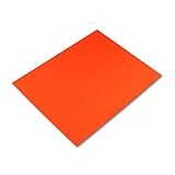 Riverside Paper 54781 Colored 4-ply Poster Board, 22 x 28, Orange, 25 Boards/Carton