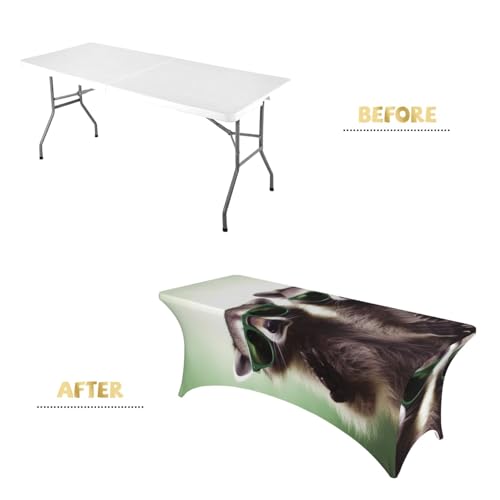 Nappe élasthanne raton laveur infroissable et lavable pour table