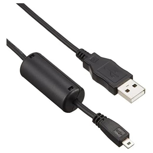 DHERIGTECH ersättande USB-kabel för PANASONIC LUMIX DMC-TZ70,DMC-TZ70EB, DMC-TZ70EF kamera