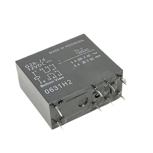 Relé G2R-24 12 V CC de 8 pines para reparar placas de electrodomésticos