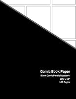 Comic Book Paper: Blank Comic Panels Notebook 1723813133 Book Cover