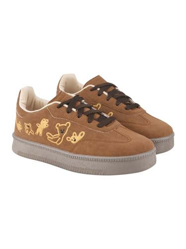 Image of Shoetopia Women's Casual Sneakers | Lace-Up Low-Top Shoes with Cushioned Sole | Trendy Daily Footwear Walking Shoes