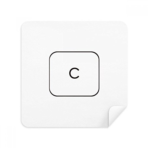 Chiffon de nettoyage symbole C DIYthinker en suède pour écran et lunettes (2 pièces)