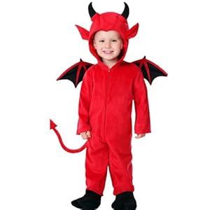 Générique Déguisement Diable pour Enfants, Déguisements d'enfants pour Halloween Et Carnaval, Satan, Enfer Costume Halloween Enfant Déguisement Enfant Deguisement Fille Deguisement Fille Garçon