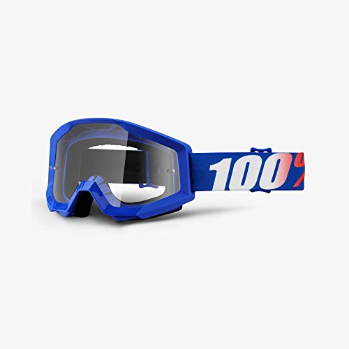 100% Unisex-Adult Speedlab (50400-236-02) STRATA Goggle Nation-Clear Lens, One Size
