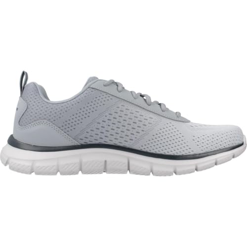 Skechers Herren Track Ripkent Training Shoes, Hellgraues Mesh Kunststoff, 43 EU – Ansicht 5