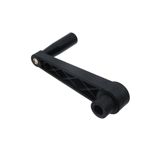 Image of 7.5-Inch Length Nylon Crank Handle Foldable Swivel Rocker Handle for Industrial Machine Tools or Other Equipments, Hole Diameter 16mm