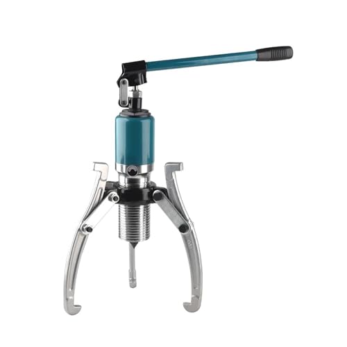 HEQIM Hydraulic Gear Puller Kit, 2 Jaw or 3 Jaw Industrial Hydraulic Splitter Tool, 5-50 Ton Bearing Puller for Removing Pulleys Gears Bearings Flywheels, Vertical or Horizontal(30T)