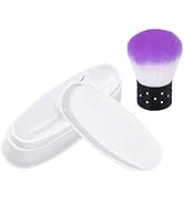 EBANKU Dip Powder Tray, French Nail Dip Tray Nail Dipping Powder Container Tray with Dip Powder B...