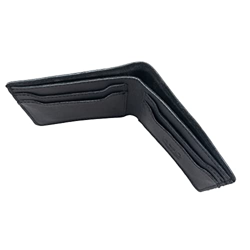 Hide & Drink, Classic Wallet, Storage Case for Identification, Multiple Card Slots, Bifold Wallet, Travel Accessory, Full Grain Leather, Handmade, Charcoal Black3