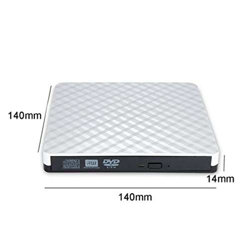 Lectora DVD USB 3.0 portátil color blanco miniatura 3
