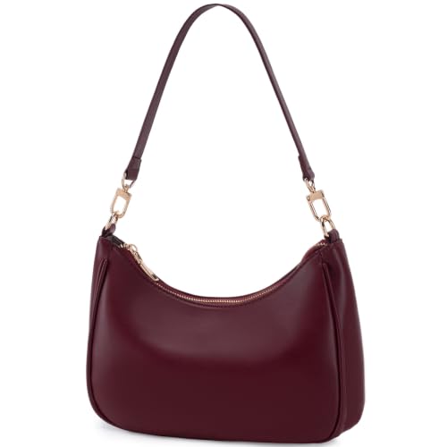 Image of CYHTWSDJ Shoulder Bags for Women, Cute Hobo Tote Handbag Mini Clutch Purse with Zipper Closure
