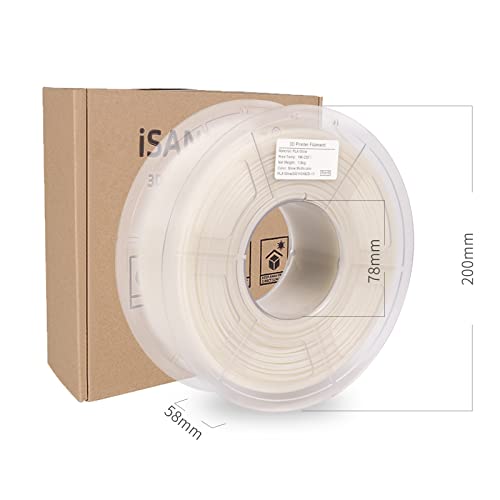 Image of iSANMATE Glow in The Dark 3D Printer Filament, Multicolor PLA, 1.75 mm, 1KG /Spool