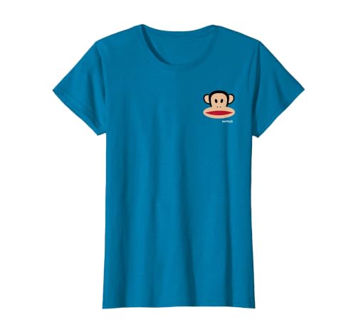 Paul Frank Julius Pocket Face Logo T-Shirt, Women, Sapphire Blue, XX-Large