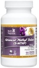 Nutri Supreme Ultimate Methyl Folate (5-MTHF) 5 mg 90 Count