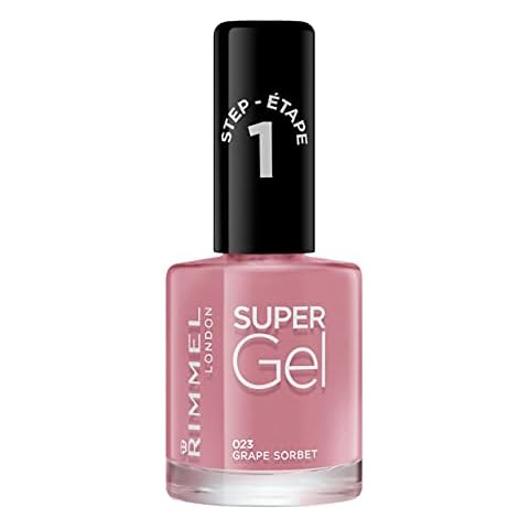 Rimmel London Super Gel Nail Polish 23 Grape Sorbet Cover