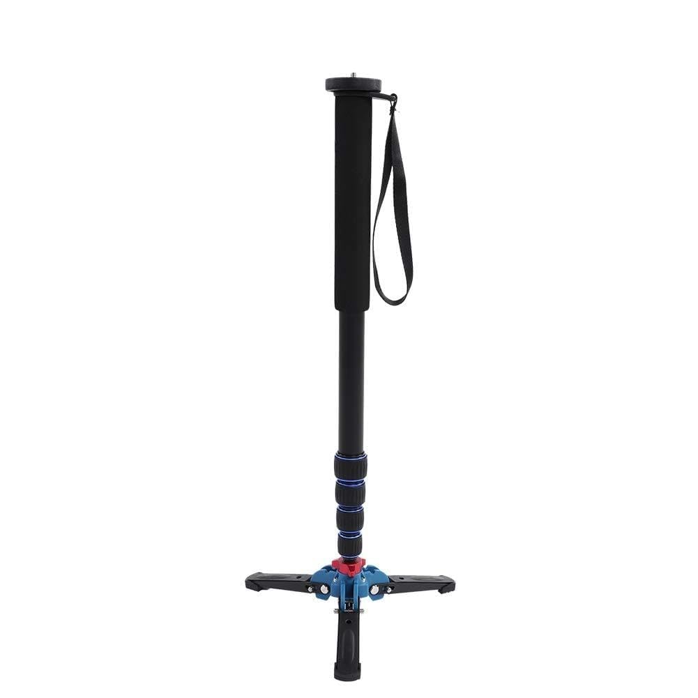 Trípode monopié Resistente de 5 Kg con Longitud Ajustable para Fotógrafos Aleación de Aluminio Portátil 45-165 Cm