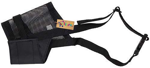 Western Era Strap Safe Net Wire Muzzle for Pet Safety Collar for Anti Biting Dog (Black) (Small - S) 4