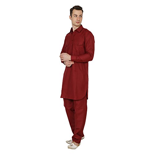 Image of Royal Kurta Men's Cotton Pathani Suit