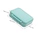 Healvian Small Pill Organizer Box 3Pcs Travel Pocket Removable 3 Compartments Portable Daily Mini Pill Case Holder for Purse Fish Oil