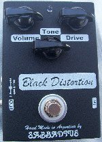 Sabbadius Custom Pedal Effects Distorsion noire - Les Beatles, Paul McCartney, John Lennon, RIngo Starr, George Harrison Sabbadius Custom Pedal Effects Distorsion noire