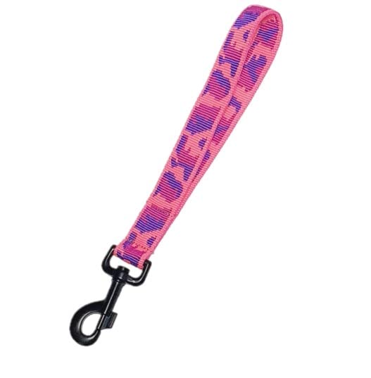 Traffic Lead | Dog Training Leash | Dog Walking | TRAFFIC LEAD | Strong Web (Pink Camo)