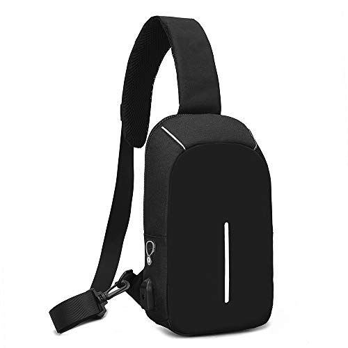 Bolsa de hombro cruzada antirrobo con USB para proteger tus pertenencias a diario