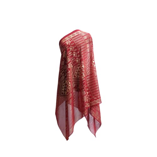 1920s Vintage Shawls and Wraps, Faux Assuit Foil Print Chiffon Scarf Poncho, Bellydance Robe, Bridesmaid Cape3