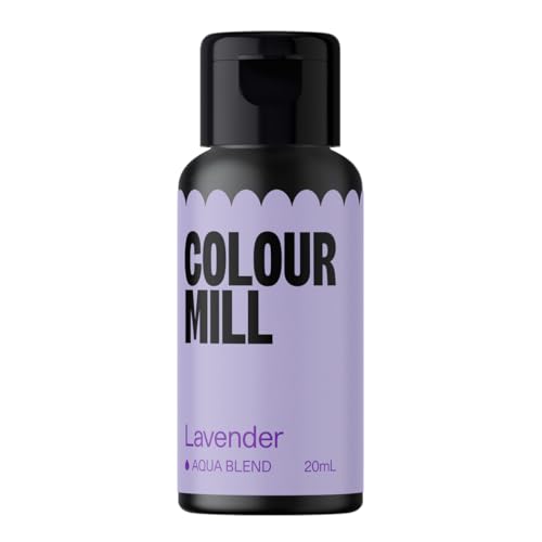 Colour Mill Aqua Blend Food Colouring Lavender: Next Generation Water Based Liquid Food Colours - 20 ml