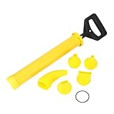 Stainless Steel Cement Mortar Grouting Hand Tool with Replacement Nozzles for Home Improvement