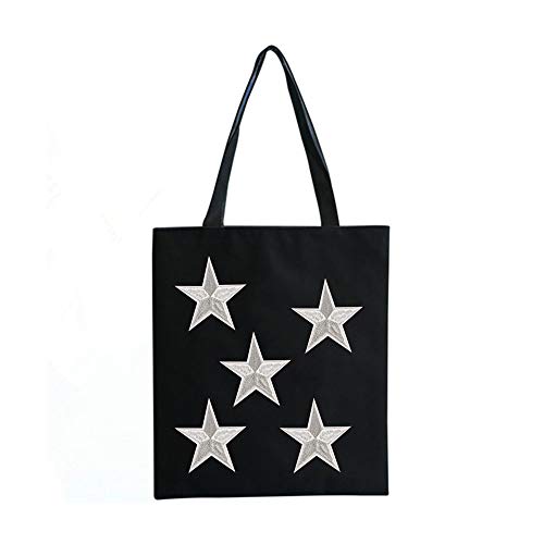 Star Iron On Patches Sew On Embroidered Badge Applique Patch With Star Motif Applique Stickers Diy For Shoes,Hats,Clothes(20 Pcs Silver Star) #TOP3
