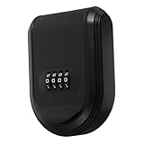 Caja de Seguridad para Llaves Exteriores con Código Montaje Pared Almacenamiento Seguro y Duradero para Hogar Oficina y Vehículos