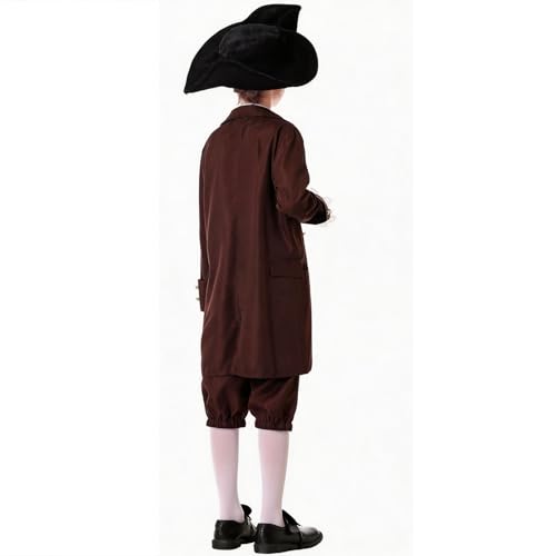 Disfraz colonial Benjamin Franklin para niños miniatura 2