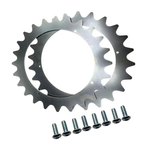 Verstellbare Anti-Rutsch-Spikes aus Edelstahl for Mammotion for Yuka 1500/2000 Mähroboter. Traktionskit mit Schrauben. Werkzeuglose Montage. Verbessert Griffigkeit und Mähleistung.