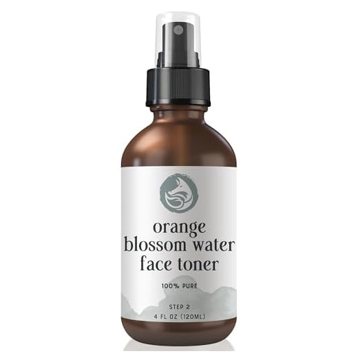 Orange Blossom Water Face Toner - Alcohol-Free Daily Facial Toner Spray 100% Natural for Sensitive Skin Acne and Breakouts - Best to Tone Tighten and Clear Pores - 120mL/4.oz by Foxbrim