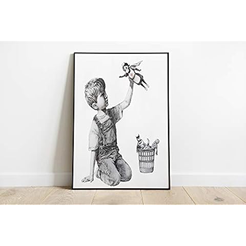 52 North Banksy Super nurse NHS hospital Game Changer famous Print - Wall Art | Home Decor | Inspirational Print | simplistic gift art (A4 - No Frame) Cover
