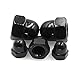 Produktbild 3-50 Acorn Hutmuttern M3 M4 M5 M6 M8 M10 M12 schwarz Edelstahl oder Messing dekorative Hutmutter cap Kappe, Stahl mit schwarzem, M8 5pcs