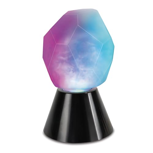 Image of ENHANCE Tabletop Crystal Mood Light - Crystal Lamp for DnD, RPG, Board Game Night Ambience with Swirling RGB LED Effect - Battery Powered 40 Hours or USB-C Plug In, Ambient Game Lighting
