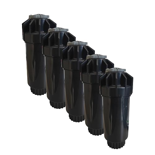 [Pack 5] Difusor Rain S020-2 con Boquilla difusor de riego 17A | Aspersor de riego pequeños Jardines | Aspersores emergente de riego con Alcance 5,2 m